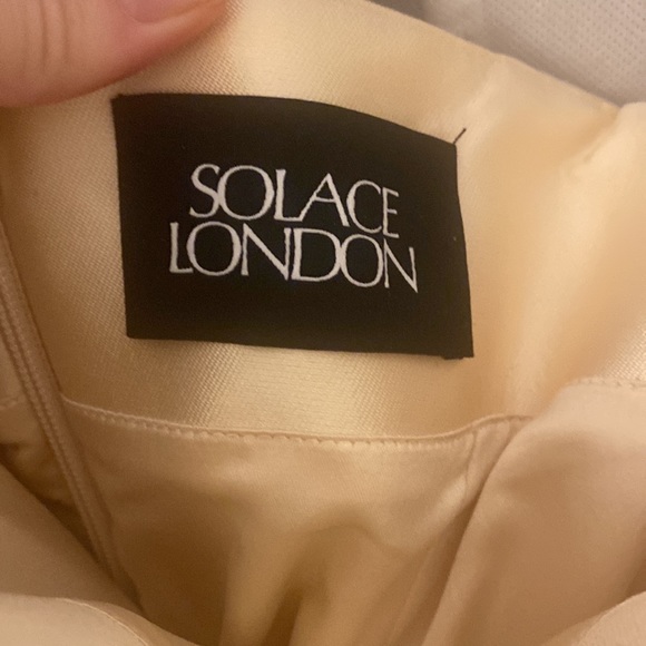 Solace London Elina Off-The-Shoulder Duchesse Satin Mini Dress - Picture 5 of 15